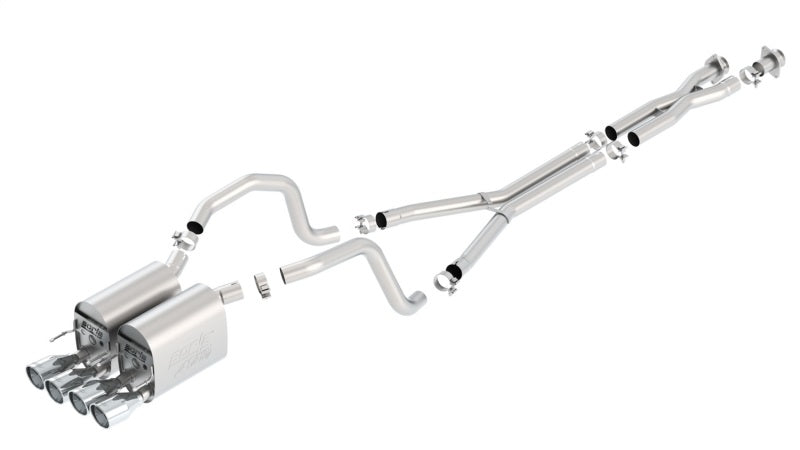 Borla 05-08 Chevrolet Corvette Coupe/Convertible 2dr 6.2L 8cyl AT/MT 6spd ATAK SS Catback Exhaust - 140453