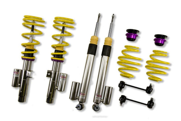 KW Coilover Kit V3 BMW M3 E46 (M346) Coupe Convertible - 35220023 for 1999-2006 BMW 3 Series - front view