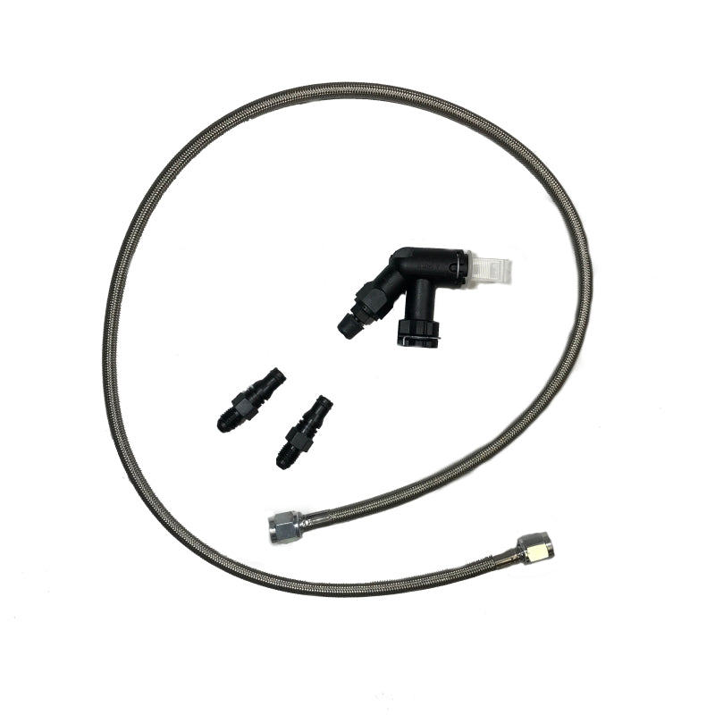 McLeod Line Assy Mustang 2005-Up 36in W/Male Wire Clip Fittings &amp; Elbow Bleeder - 139252