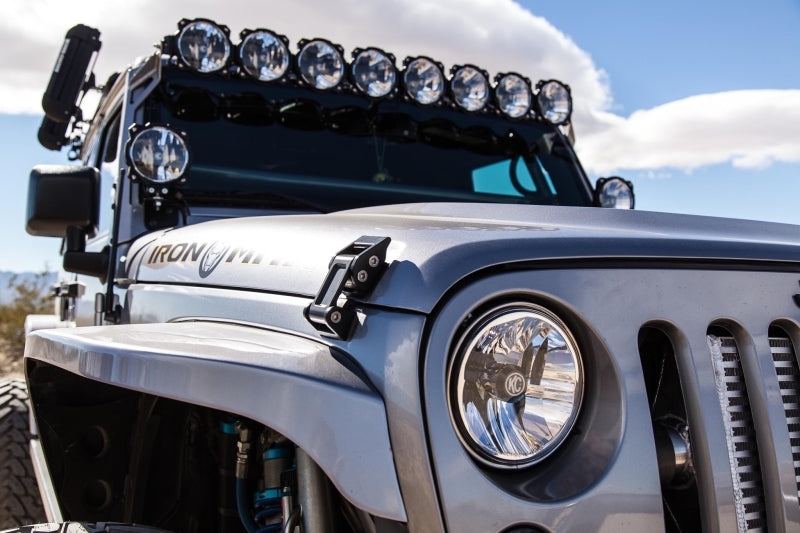 KC HiLiTES 07-18 Jeep JK (Not for Rubicon/Sahara) 7in. Gravity LED DOT Headlight (Pair Pack System) - 42351