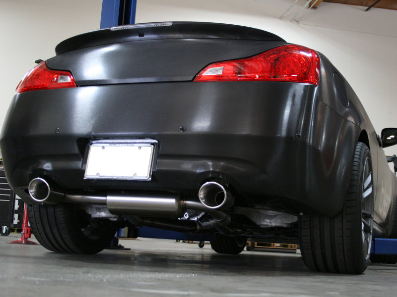 aFe Takeda 2-1/2in 304SS Cat-Back Exhaust Infiniti G37 08-13/Q60 14-15 V6-3.7 w/ Polished Tips - 49-36103-P