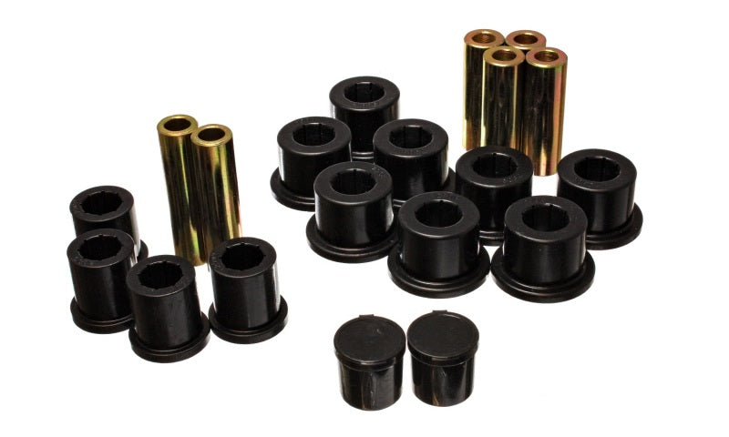 Energy Suspension Rear Spring Bushing Set - Black - 5.2118G for 2003-2009 Dodge Ram 2500 - angle view
