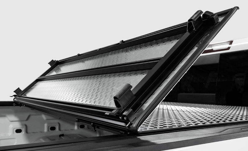 Access LOMAX Tri-Fold Cover 16-20 Toyota Tacoma 6in Box Split Rail - Black Urethane - ACCB3050029