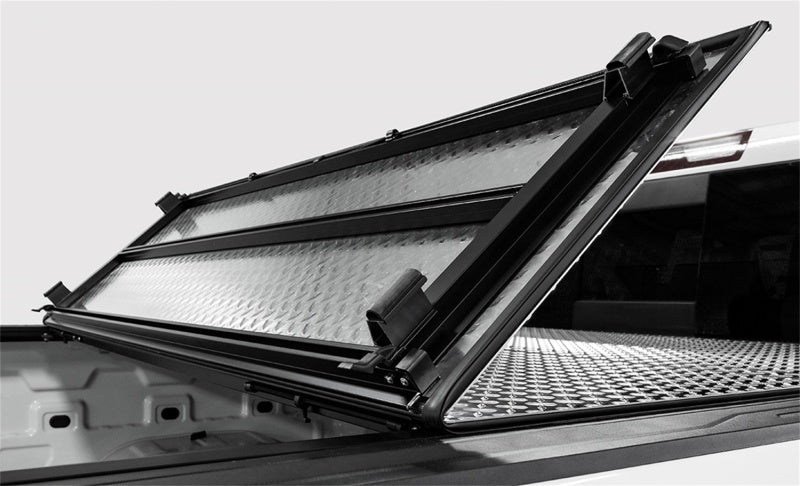 Access LOMAX Tri-Fold Cover 16-20 Toyota Tacoma 6in Box Split Rail - Black Urethane - ACCB3050029