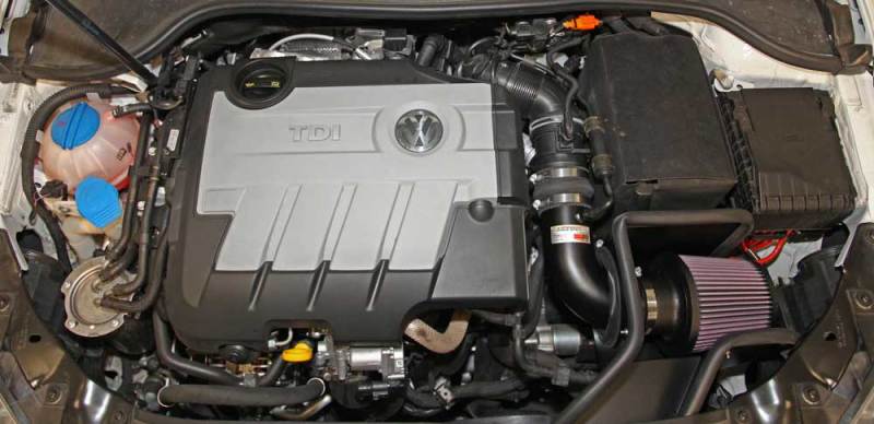 K&N 13-14 Volkwagen Jetta TDI 2.0L Typhoon Short Ram Intake - 69-9509TTK