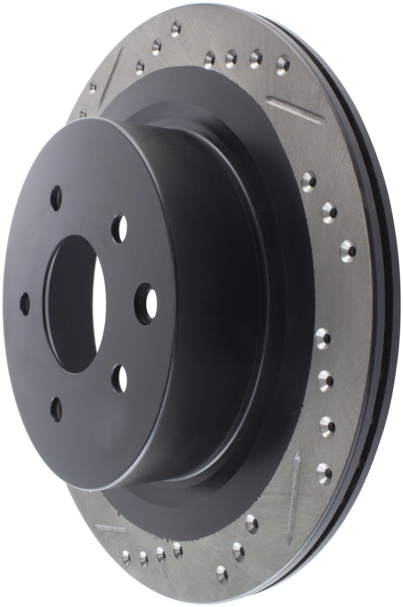 StopTech 06-07 350Z / 05-07 G35 / 06-07 G35X SportStop Slotted &amp; Drilled Rear Right Rotor - 127.42088R