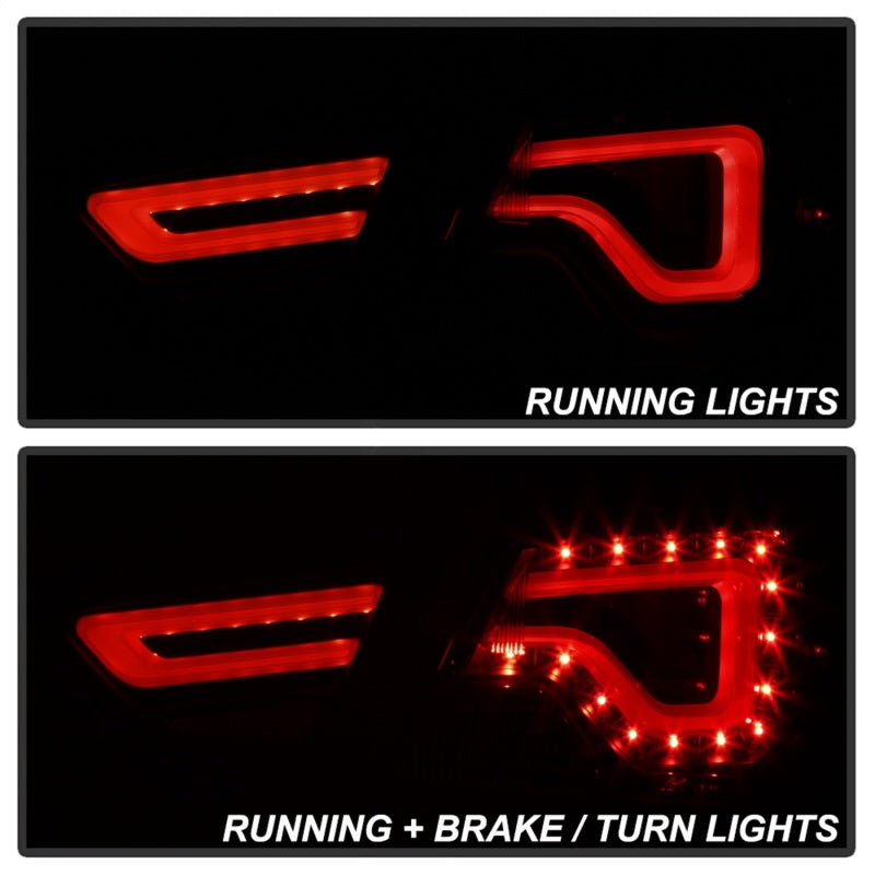 xTune 14-18 Chevy Impala (Excl 14-16 Limited) LED Tail Lights - Black Smoke (ALT-JH-CIM14-LBLED-BSM) - 9042164