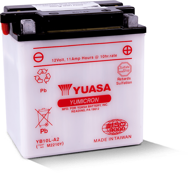 Yuasa YB10L-A2 Yumicron 12 Volt Battery - YUAM2210Y by Yuasa Battery