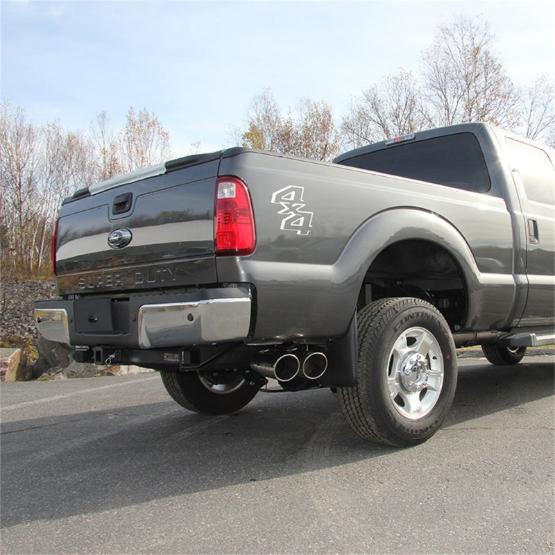 MBRP 2015 Ford F250/350/450 6.7L 4in Filter Back Dual Single Side Exit 5in Tips T409 Exhaust - S6288409