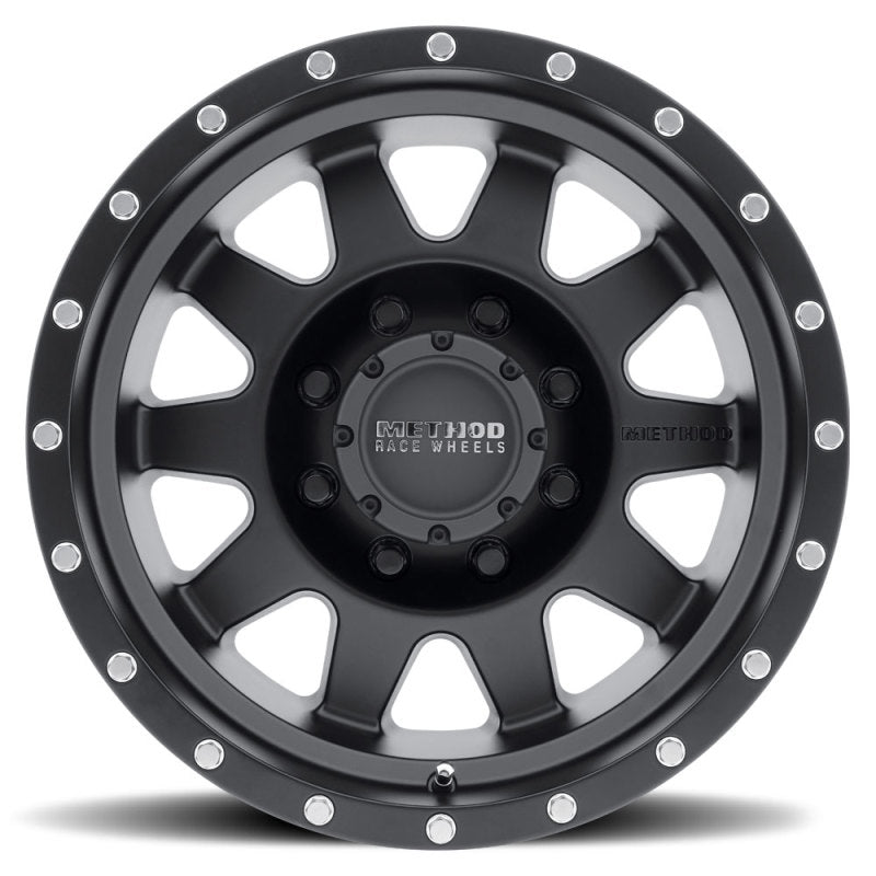 Method MR301 The Standard 16x8 0mm Offset 8x6.5 130.81mm CB Matte Black Wheel - MR30168080500