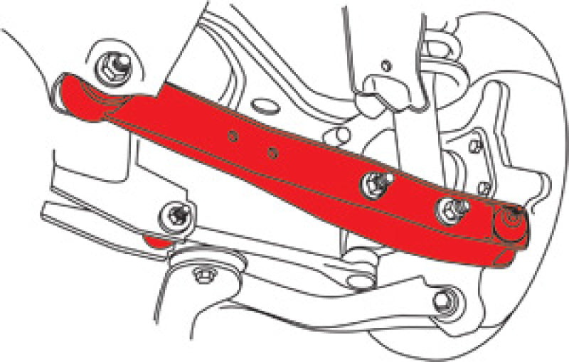 SPC Performance 08-12 Subaru Impreza/12+ FR-S/BRZ Rear Camber Arm &amp; Toe Kit (SINGLE ARM-REQUIRES 2)