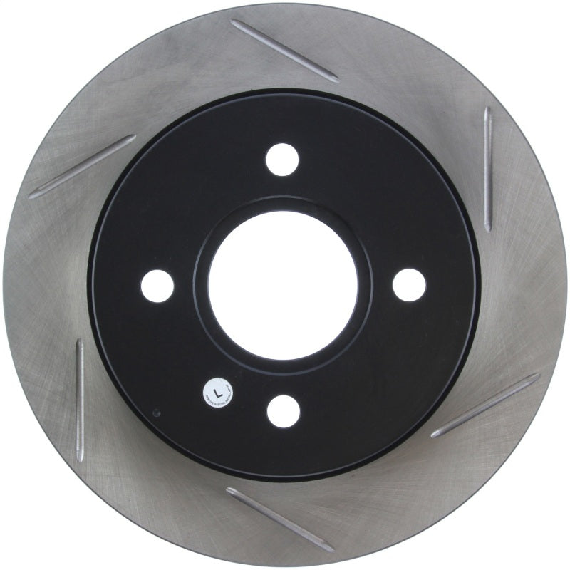 StopTech 14+ Fiesta ST Slotted Sport Brake Rotor - Rear Left