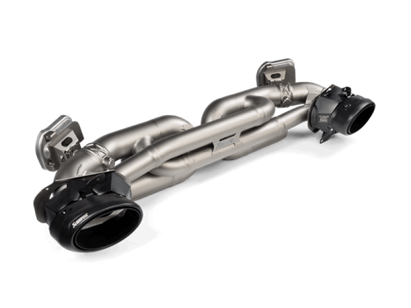 Akrapovic 20-21 Porsche 911 Turbo/Turbo S (992) Tail Pipe Set (Titanium) - Black - TP-T/S/33 for 2021 Porsche 911