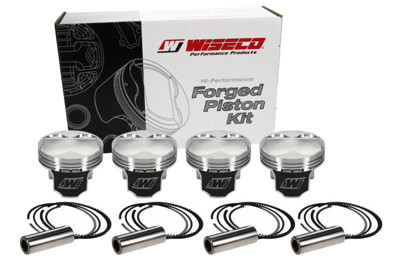 Wiseco Honda 4v DOME +6.5cc STRUTTED 87MM Piston Shelf Stock Kit - K572M87