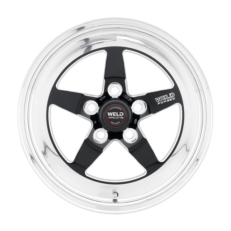 Weld S71 15x10 / 5x4.5 BP / 7.5in. BS Black Wheel (Medium Pad) - Non-Beadlock - 71MB-510A75A