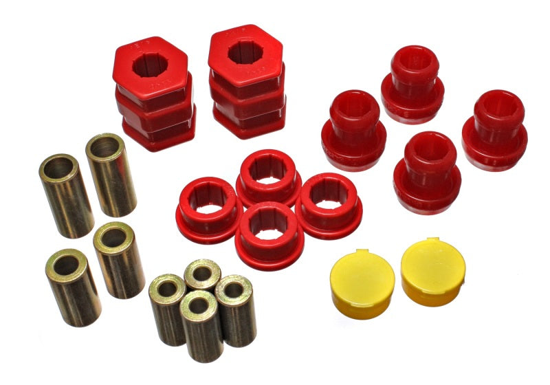 Energy Suspension 96-00 Honda Civic/CRX Red Front Control Arm Bushing Set - 16.3114R