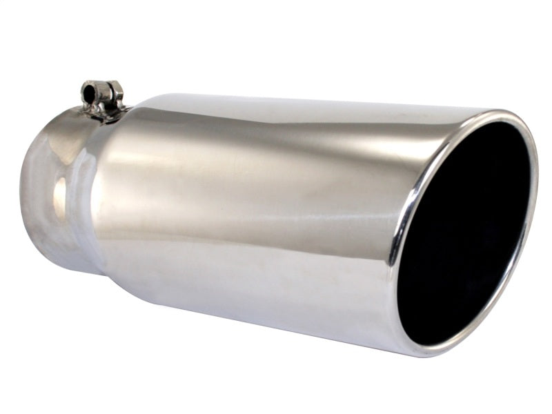 aFe MACHForce XP Exhausts Tips SS-304 EXH Tip 4x5x12L Direct Bolt-On (pol) - 49-90002