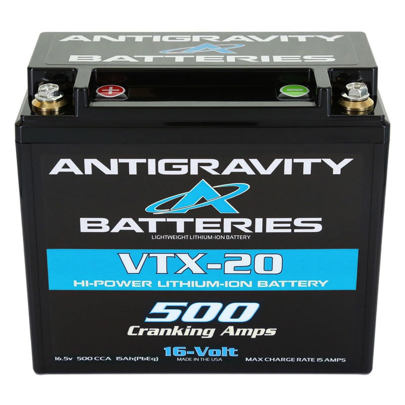 Antigravity VTX-20 Lithium 16V Battery 25 AH 500 CA Right Terminal