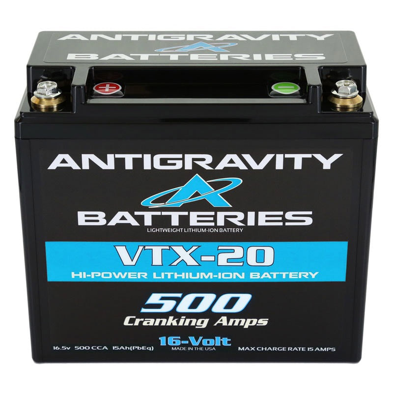 Antigravity VTX-20 Lithium 16V Battery 25 AH 500 CA Left Terminal