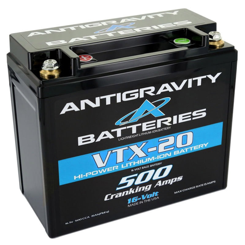 Antigravity VTX-20 Lithium 16V Battery 25 AH 500 CA Left Terminal