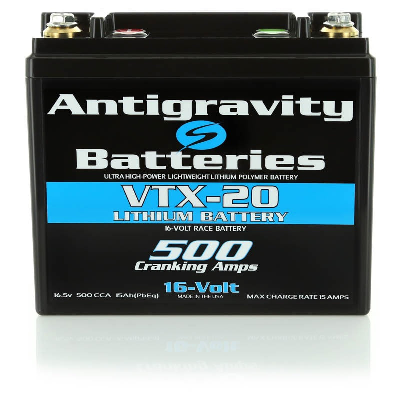 Antigravity VTX-20 Lithium 16V Battery 25 AH 500 CA Left Terminal