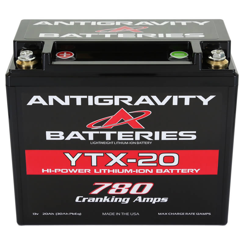 Antigravity YTX20 Lithium Battery 32 Ah 780 CA Right Terminal