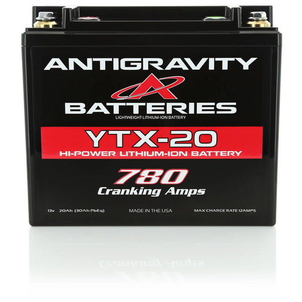 Antigravity YTX20 Lithium Battery 32 Ah 780 CA Left Negative Terminal by AntiGravity Batteries