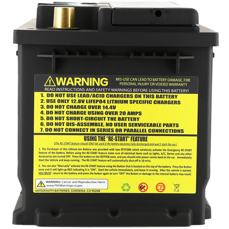 Antigravity H6/Group-48 16V Lithium Race Car Battery