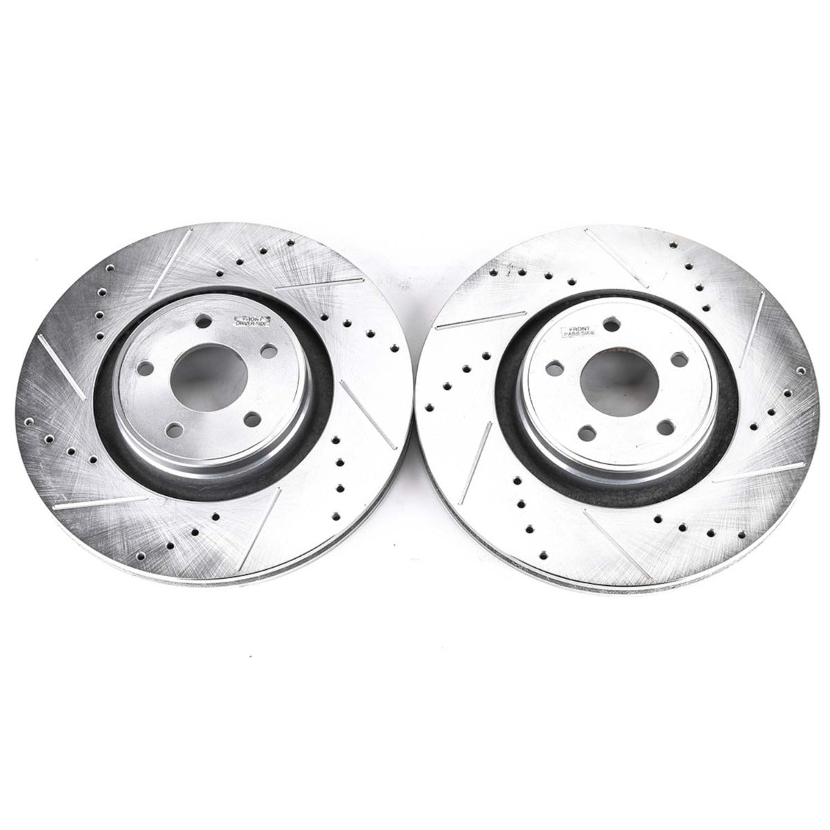 Power Stop 13-18 Ford Focus Front Evolution Drilled &amp; Slotted Rotors - Pair 335MM