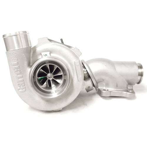 ATP Turbo Kit, Focus ST 2.0L Ecoboost, .86 A-R Gen2 GTX2867R, Externally Wastegated for 2013-2018 Ford Focus ST - front view