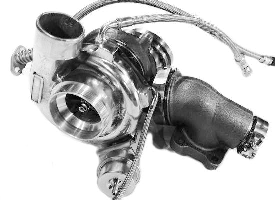ATP GTX2867R Bolt-on Turbo for the 2.0L Ecoboost Focus ST for 2013-2018 Ford Focus ST - front view