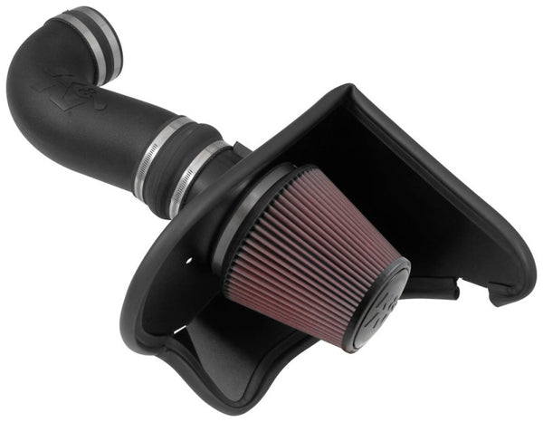 K&N 2016 Chevy Camaro SS V8-6.2L Aircharger Performance Intake - 63-3092 for 2016-2024 Chevrolet Camaro - front view