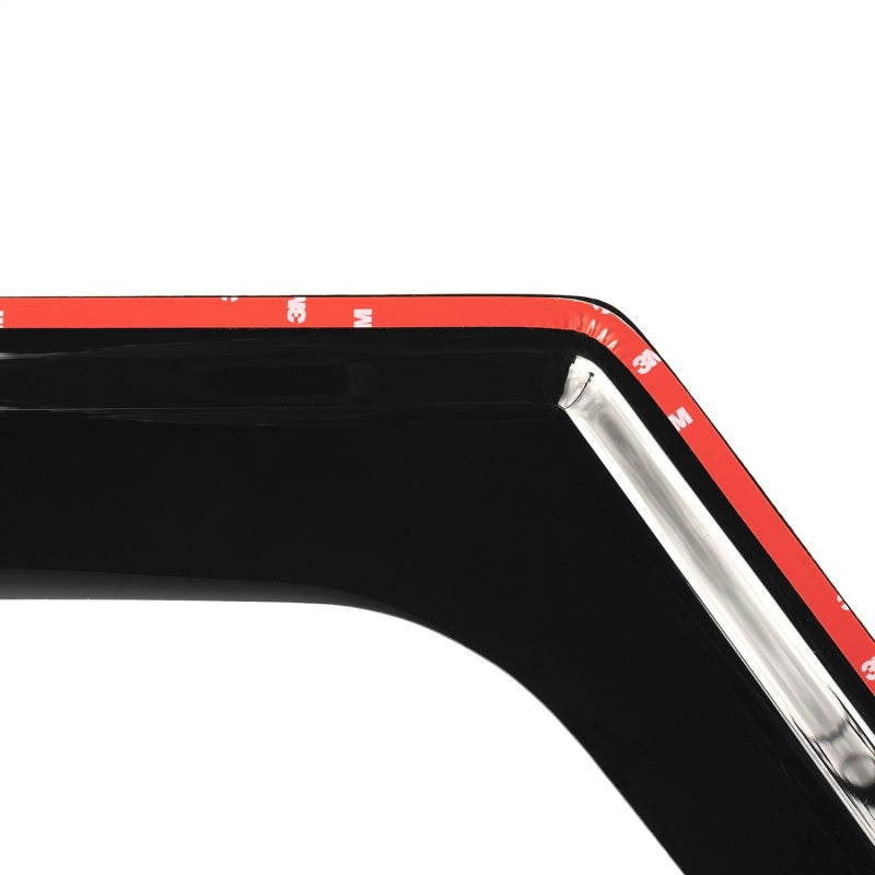 Rugged Ridge Window Visors Matte Black 18-19 2-Door Jeep Wrangler - 11349.16