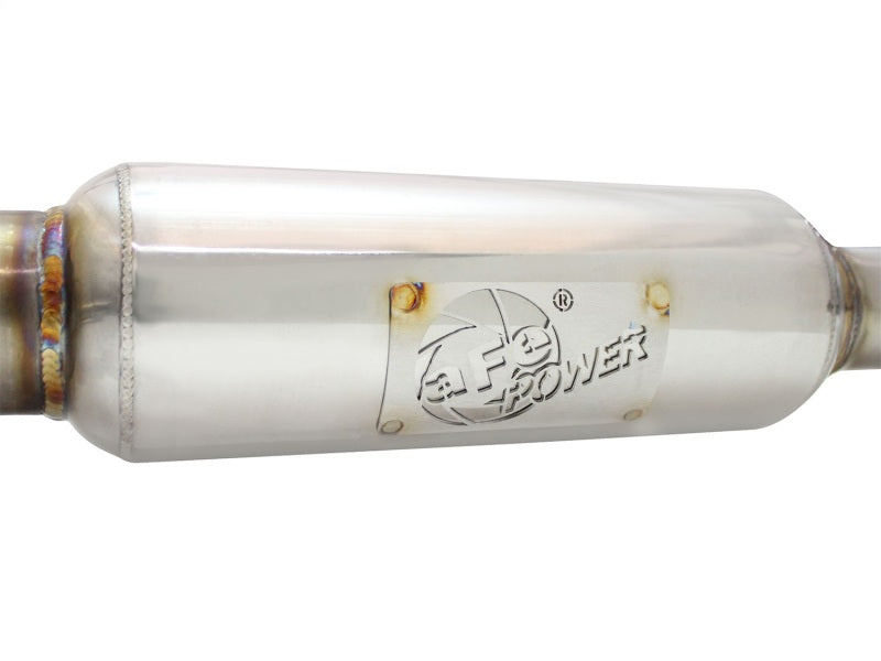aFe Takeda 11-16 Scion TC 2.5L 2 1/4-2 1/2in Stainless Steel Axle-Back Exhaust w/Black Tip - 49-36025-B