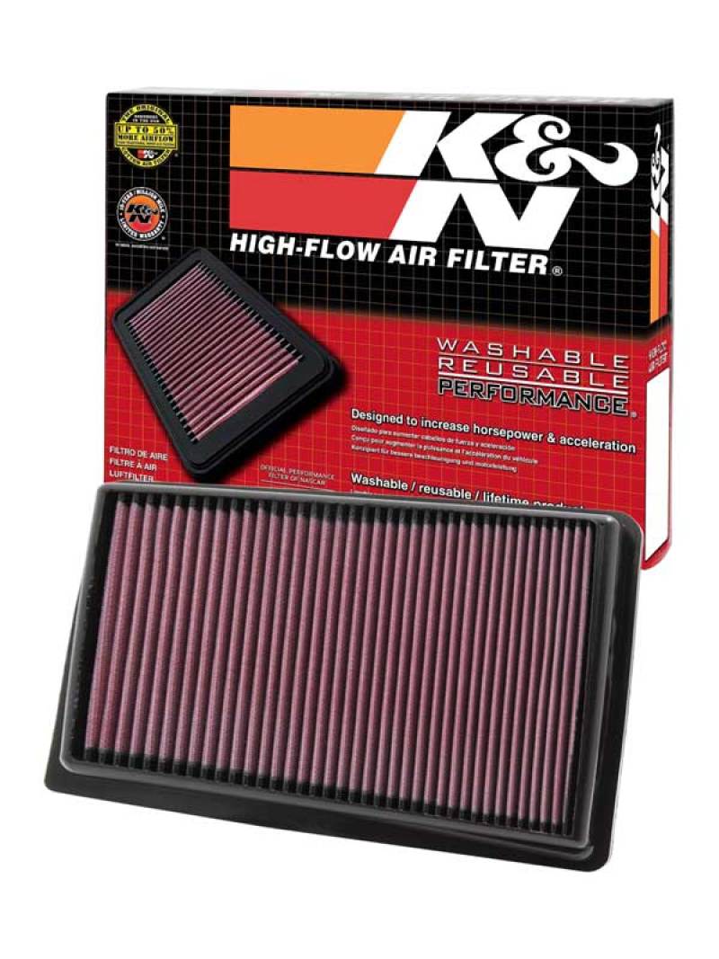 K&N 09 Hyundai Genesis 4.6L V8 Drop In Air Filter - 33-2426