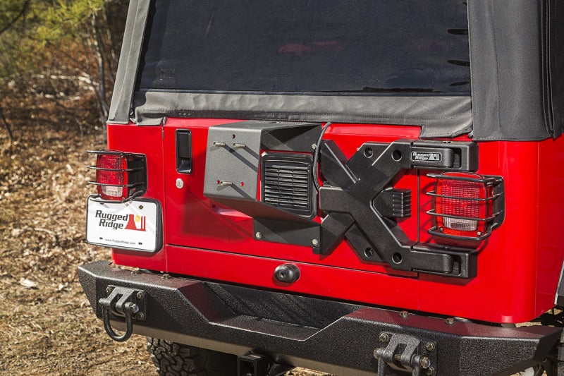 Rugged Ridge Spartacus HD Tire Carrier Whl Mount 87-06 YJ/TJ - 11546.62