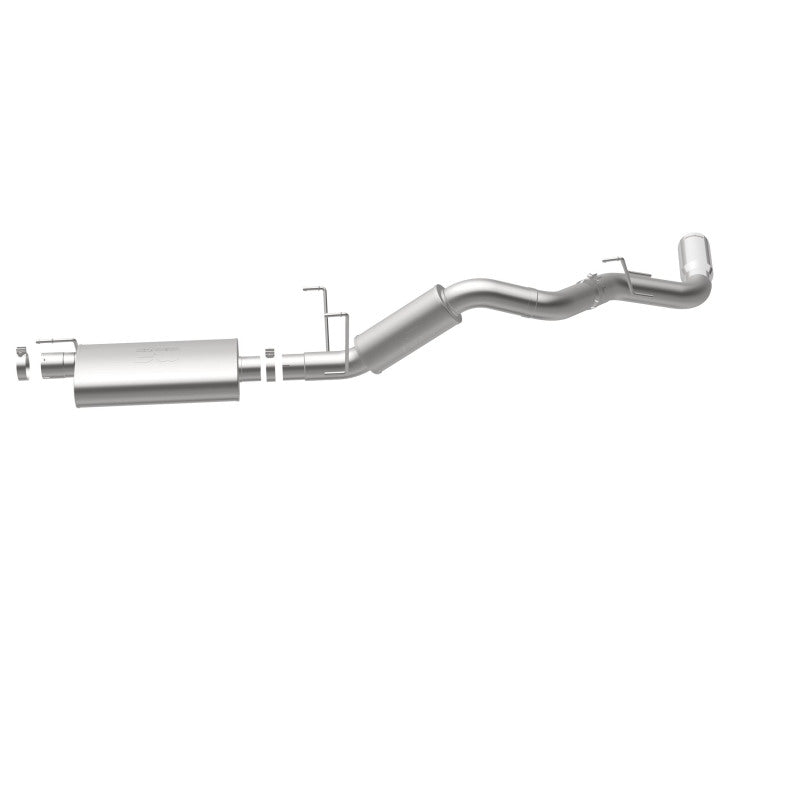 MagnaFlow Cat-Back, SS, 4in, Single Pass Side Rear Exit 5in Tip 14-15 Ram 2500 6.4L V8 CC LB/MC SB - 19200