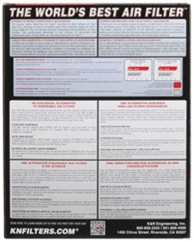 K&N 08-10 Victory Hammer Air Filter - PL-1608