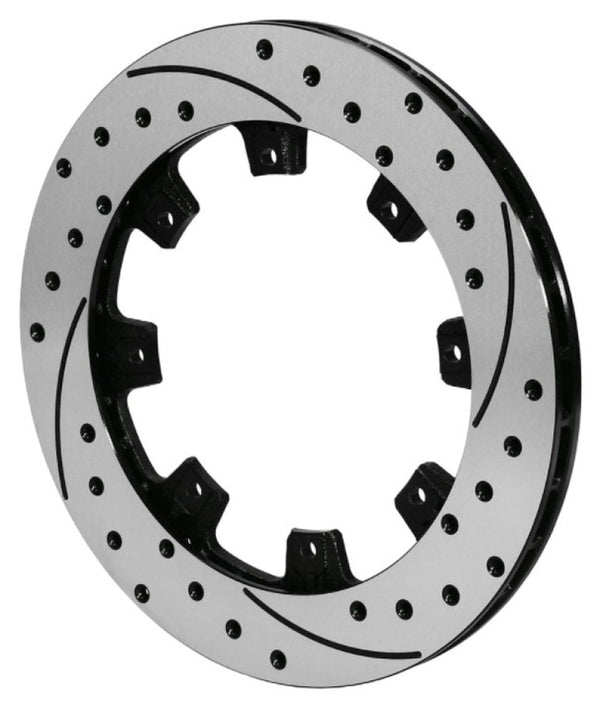 Wilwood Rotor-UL32 Iron RH-SRP BLK Drl 12.19 x .810 - 8 on 7.00in - 160-7103-BK by Wilwood
