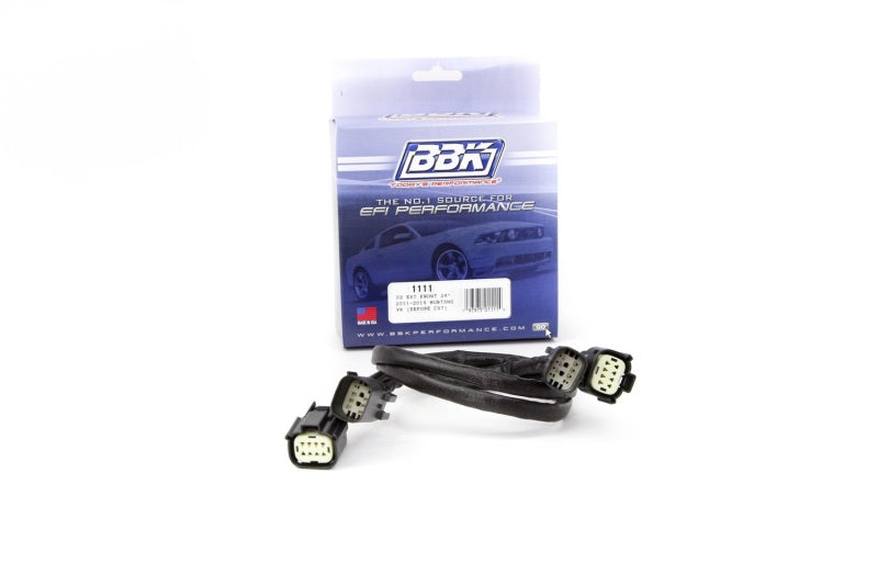 BBK 11-14 Mustang V6 Front O2 Sensor Wire Harness Extensions 24 (pair) - 1111