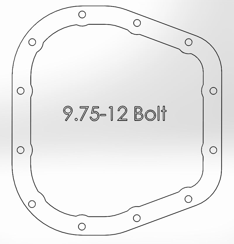 aFe Power Rear Differential Cover (Machined) 12 Bolt 9.75in 11-13 Ford F-150 EcoBoost V6 3.5L (TT) - 46-70152