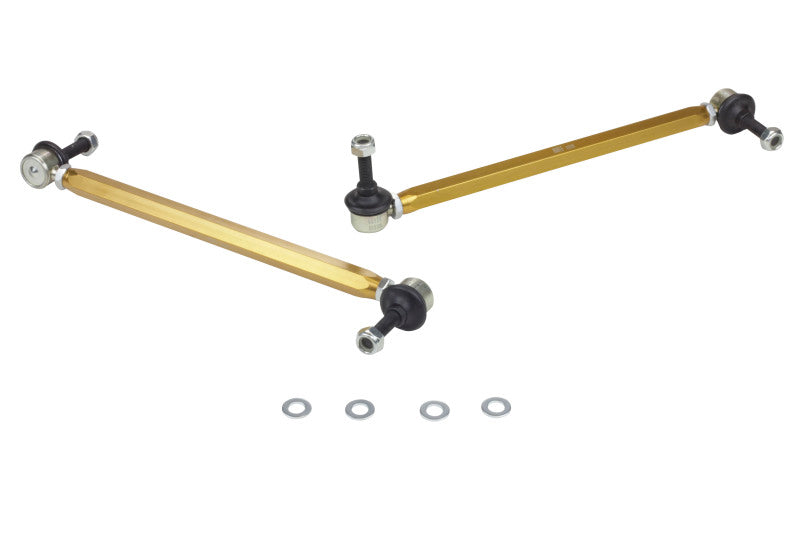 Whiteline 02-06 R53 &amp; 06+ R56 Mini Cooper S  Front Swaybar link kit-adjustable ball end links - KLC105