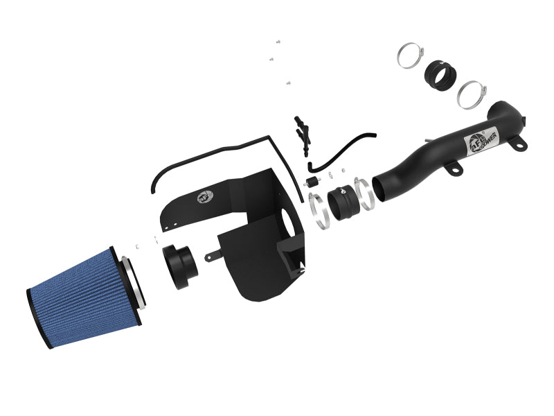 aFe Magnum FORCE Stage-2 Pro 5R Cold Air Intake System 18-19 Jeep Wrangler JL Turbo 2.0L - Black - 54-53029R