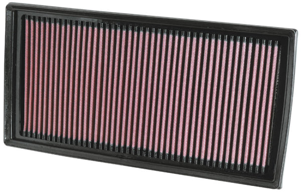 K&N 08 Mercedes Benz CLK63 AMG 6.3L Drop In Air Filter - 33-2405 for 2008-2015 Mercedes Benz C63 AMG - front view