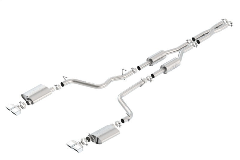 Borla 09-14 Dodge Challenger R/T 5.7L RWD 2Dr. 2.5in. ATAK CB Exhaust - Dual Split Rear Exit - 140708