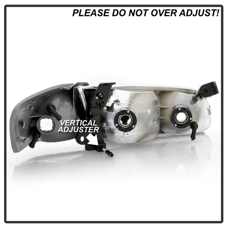 xTune 00-01 Toyota Camry 4pc OEM Style Headlights w/Corner Lights - Chrome (HD-JH-TCAM00-SET-C) - 9042812