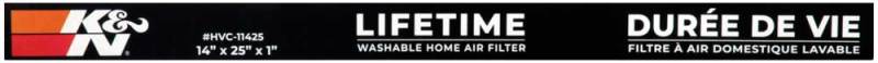 K&N HVAC Filter - 14 x 25 x 1 - HVC-11425