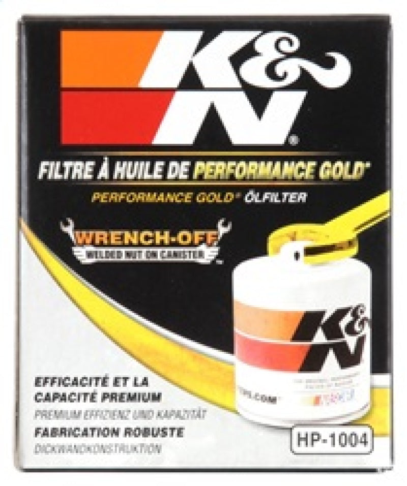 K&amp;N Universal Performance Gold Oil Filter HP-1004