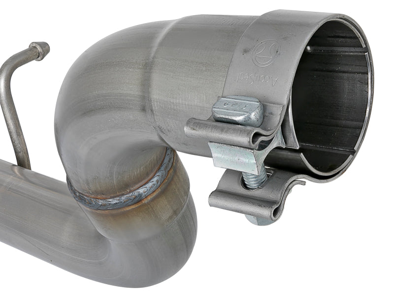 aFe MACH Force-Xp Axle-Back Exhaust System w/Black Tip 18-20 Jeep Wrangler L4-2.0T / V6-3.6L - 49-48070-1B
