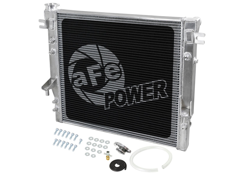 aFe BladeRunner Street Series Tube &amp; Fin Aluminum Radiator 07-18 Jeep Wrangler (JK) V6-3.6L/3.8L - 46-52001